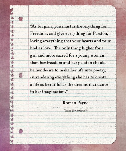 Quote for Young Women, by Roman Payne