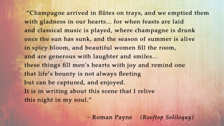 Roman Payne Quote from Rooftop Soliloquy